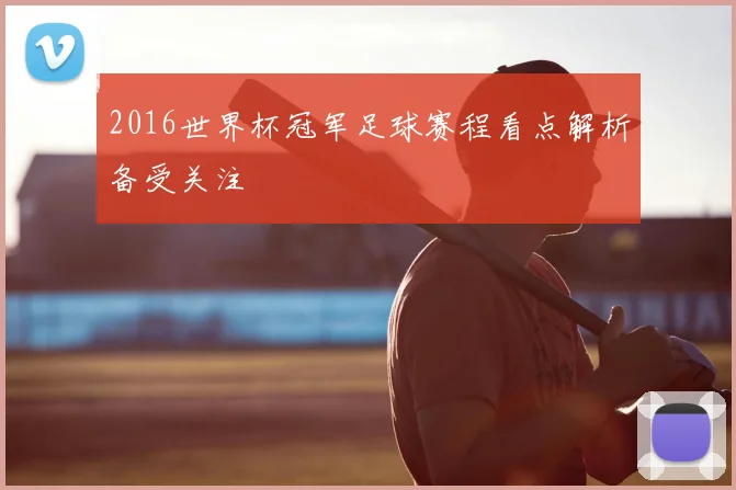 2016世界杯冠军足球赛程看点解析备受关注